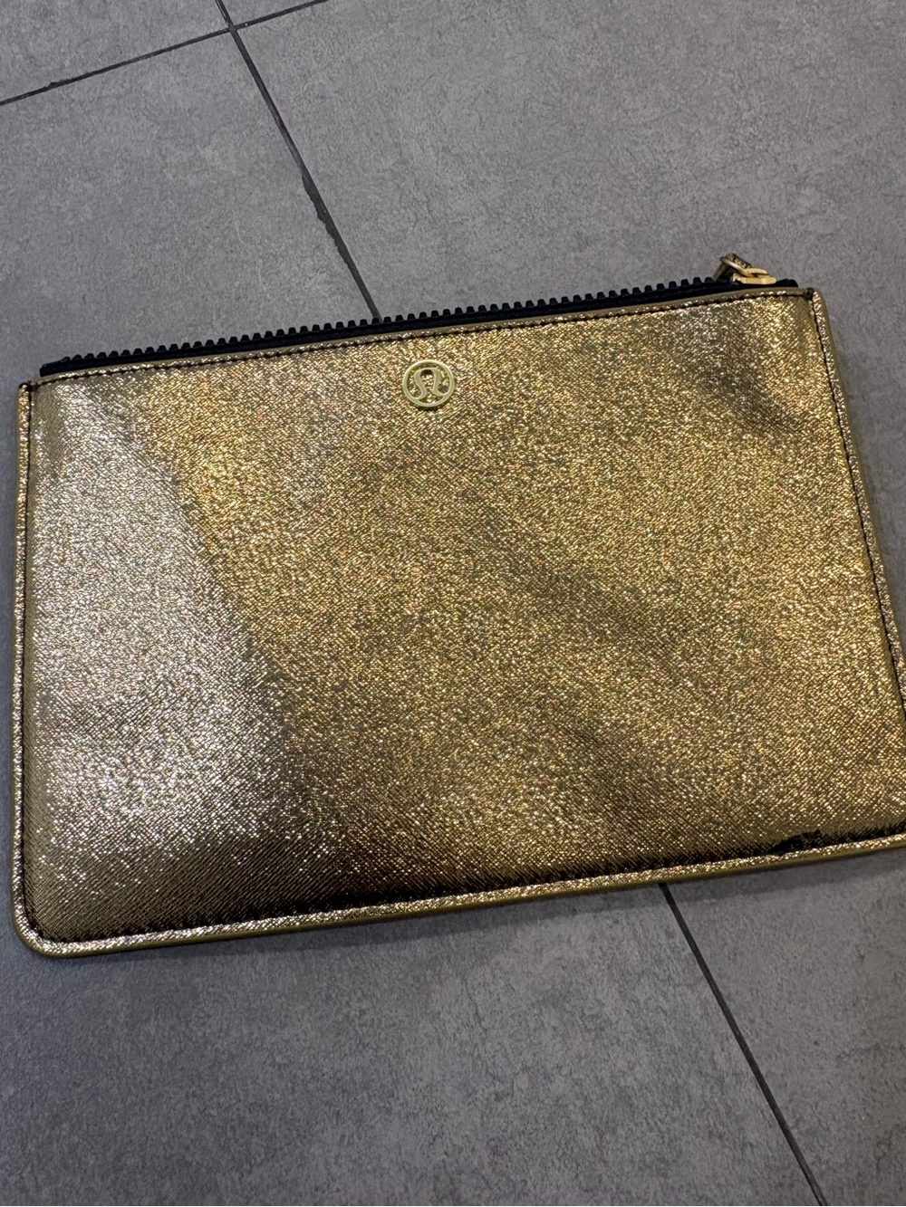 lululemon athletica Metallic Gold bag